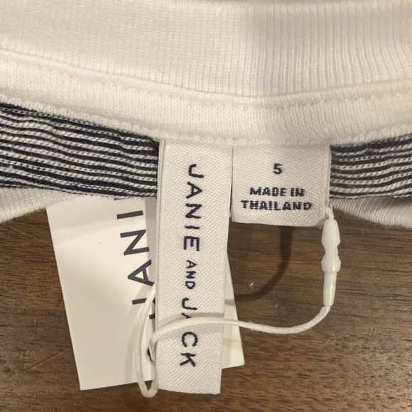 NWT - THE STRIPED SLUB TEE by Janie and Jack - Picture 4 of 6